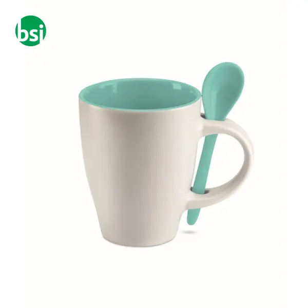 Tazza bicolore con cucchiaino - 250ml - DUAL -  7