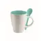 Tazza bicolore con cucchiaino - 250ml - DUAL - Anteprima 7