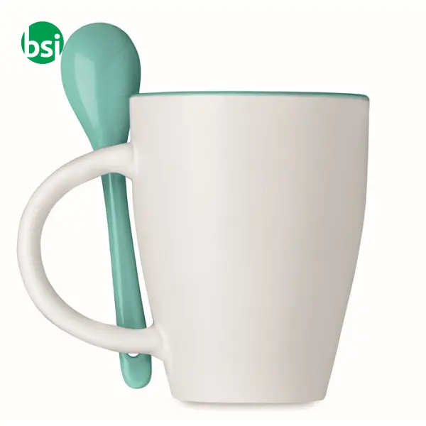 Tazza bicolore con cucchiaino - 250ml - DUAL -  6