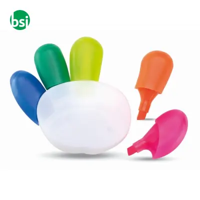 Set 5 evidenziatori - COLORE - Immagine 6