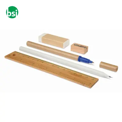 Set in astuccio cotone e juta - ECOSET - Immagine 6