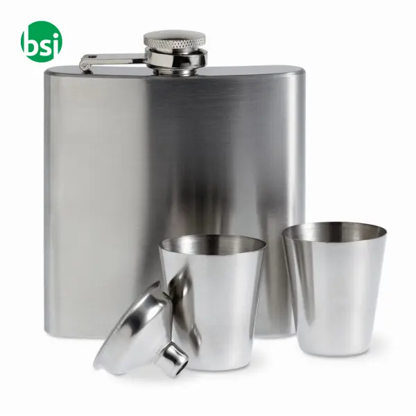 Set fiaschetta con due bicchie  - SLIMMY FLASK SET -  4