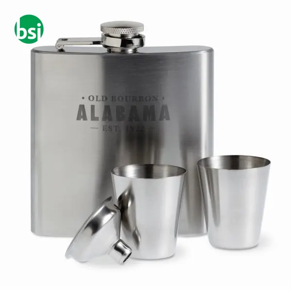 Set fiaschetta con due bicchie  - SLIMMY FLASK SET -  5
