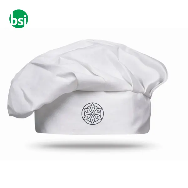 Cappello da cuoco in cotone (1  - CHEF -  2