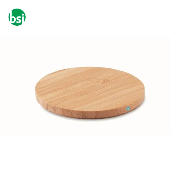 Caricatore wireless in bamboo - RUNDO -  1
