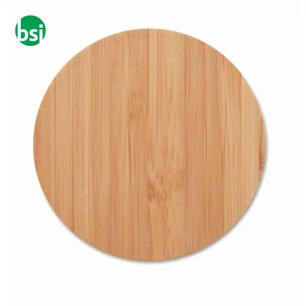 Caricatore wireless in bamboo - RUNDO -  12