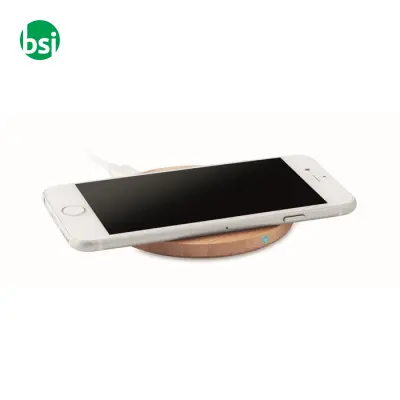 Caricatore wireless in bamboo - RUNDO - Immagine 14