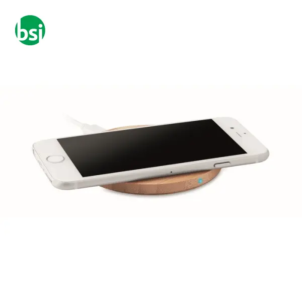 Caricatore wireless in bamboo - RUNDO -  14