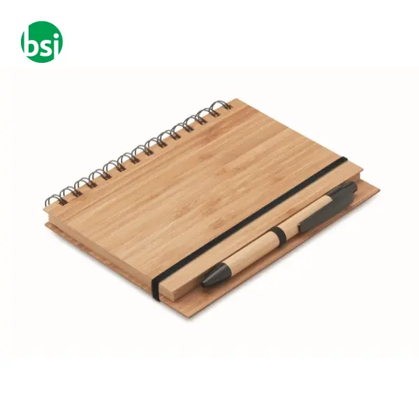 Notebook in bamboo con penna - BAMBLOC -  11
