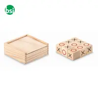 Gioco del tris in legno - TIC TAC TOE