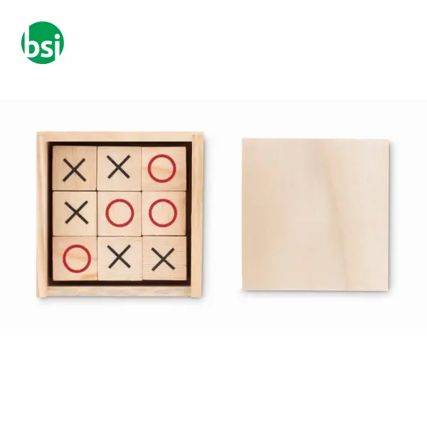 Gioco del tris in legno - TIC TAC TOE -  3