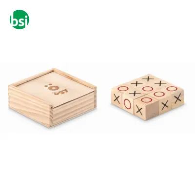 Gioco del tris in legno - TIC TAC TOE - Immagine 2