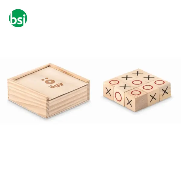 Gioco del tris in legno - TIC TAC TOE -  2