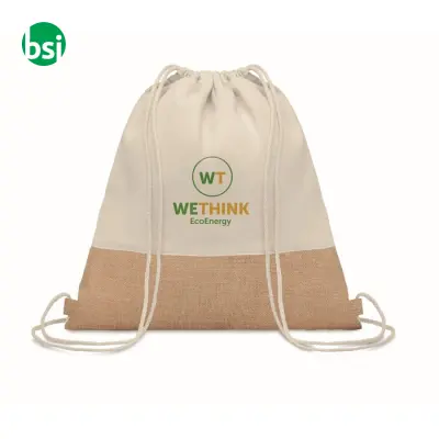 Sacca con dettagli in juta - INDIA - Immagine 2