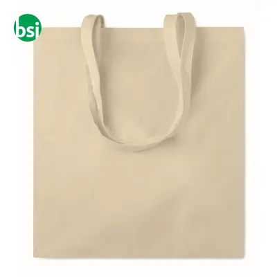 Shopper in cotone naturale c/soffietto - PORTOBELLO - Immagine 6