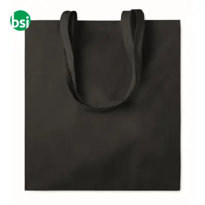 Shopper in cotone c/soffietto - PORTOBELLO - Immagine 2