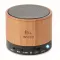 Speaker bluetooth in bamboo - 3W - ROUND BAMBOO - Anteprima 6