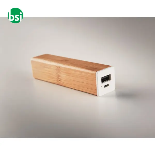 Power bank in bamboo - 2200 mAh - POWERBAM -  7