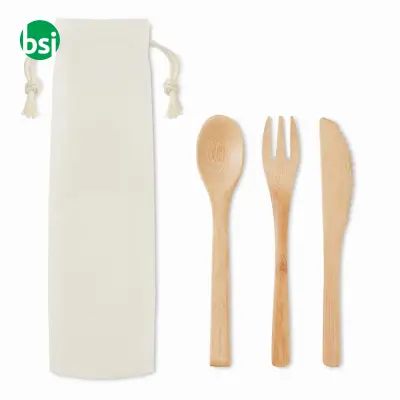 Set posate in bamboo - SETBOO
