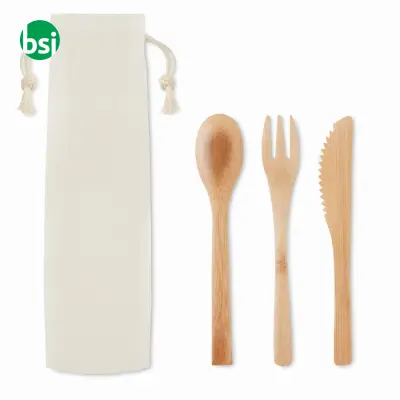 Set posate in bamboo - SETBOO - Immagine 8
