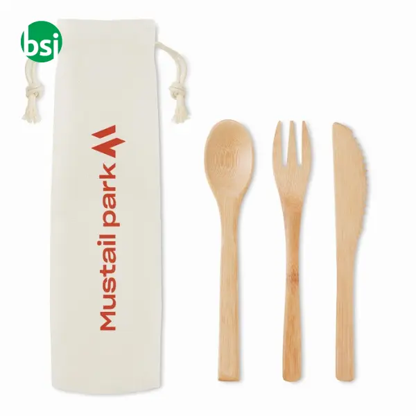 Set posate in bamboo - SETBOO -  6