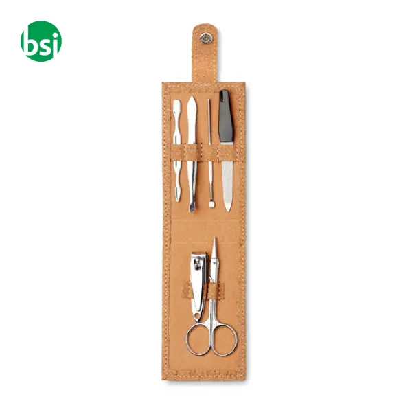 Set manicure in sughero - NAILKIT CORK -  1