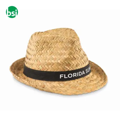 Cappello in paglia naturale - MONTEVIDEO - Immagine 2
