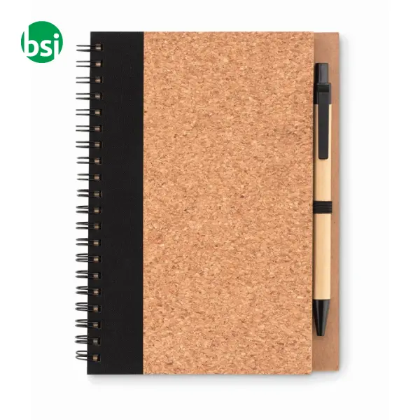 Notebook in sughero c/penna - SONORA PLUSCORK -  1