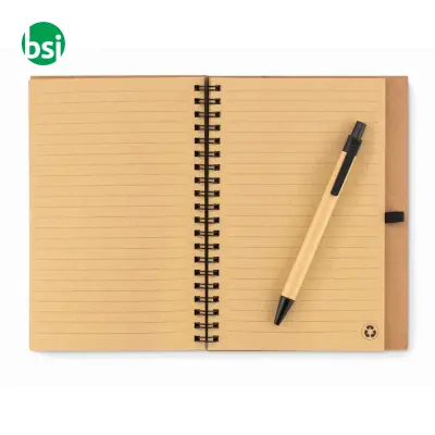 Notebook in sughero c/penna - SONORA PLUSCORK - Immagine 4
