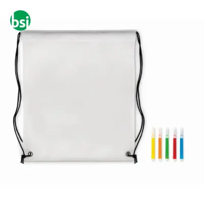 Sacca da colorare in non woven  - CARRYDRAW - Immagine 8