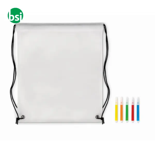 Sacca da colorare in non woven  - CARRYDRAW -  8