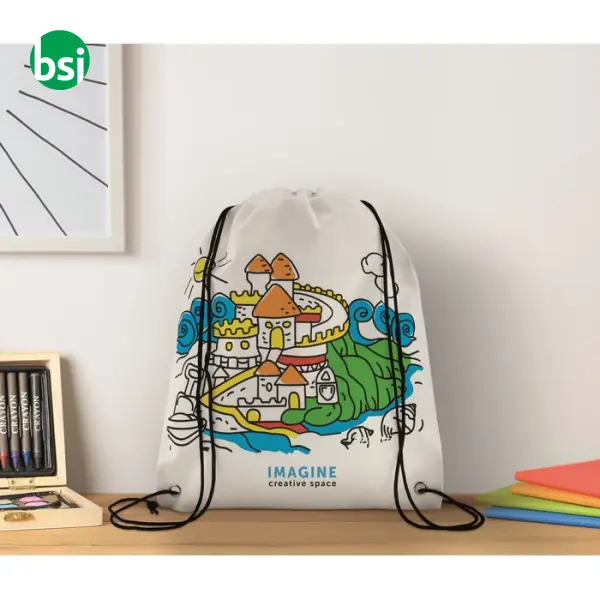 Sacca da colorare in non woven  - CARRYDRAW -  4