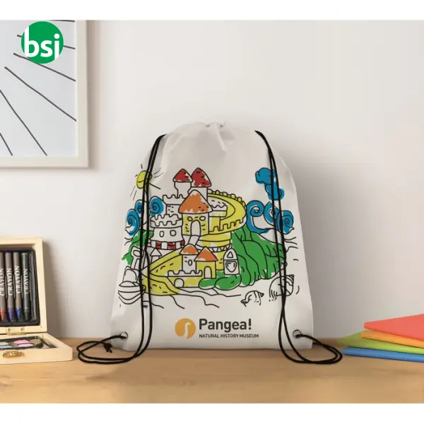 Sacca da colorare in non woven  - CARRYDRAW -  5