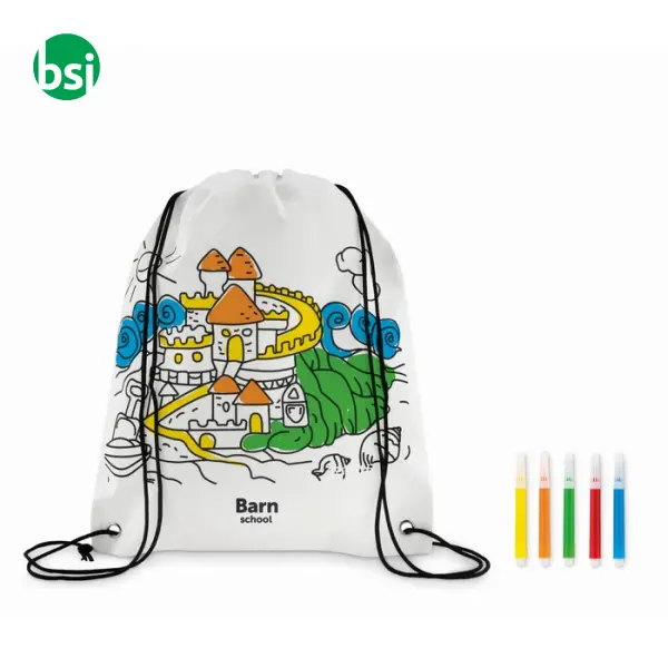 Sacca da colorare in non woven  - CARRYDRAW -  6