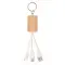 Cavo 3 in 1 in bamboo - CLAUER - Anteprima 1