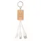 Cavo 3 in 1 in bamboo - CLAUER - Anteprima 2