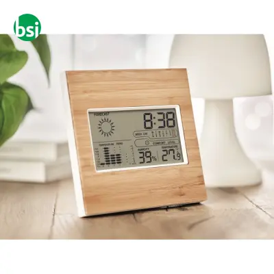 Stazione meteo in bamboo - TURKU - Immagine 2