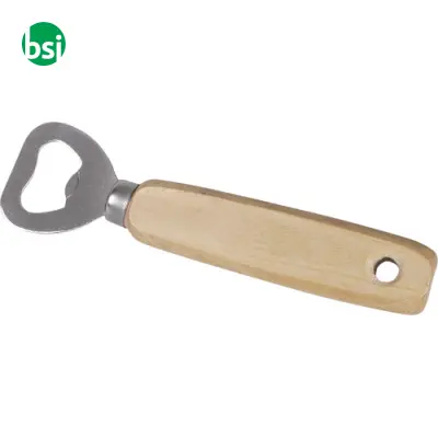 Apribottiglie personalizzabile in legno Travis