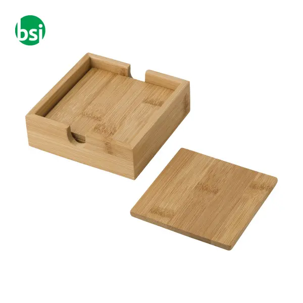 Set sottobicchieri di bamboo Archer -  3