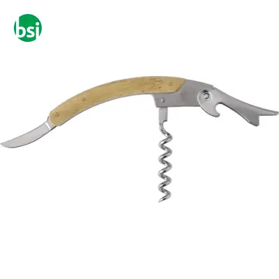 Coltello da cameriere in bamboo e acciaio inox Lenny - Immagine 3