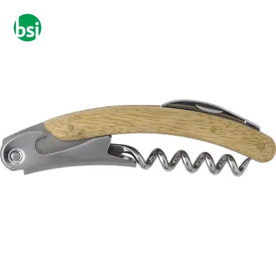 Coltello da cameriere in bamboo e acciaio inox Lenny - Immagine 2