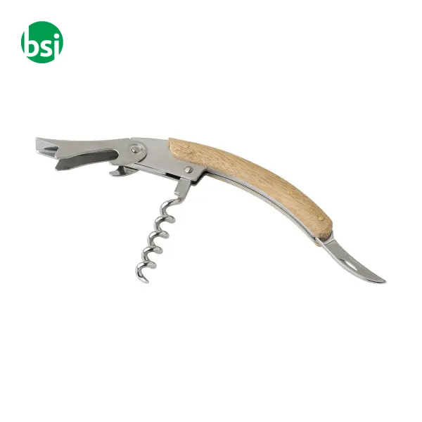 Coltello da cameriere in bamboo e acciaio inox Lenny -  5