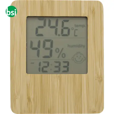 Stazione meteorologica in bamboo e ABS Piper - Immagine 2