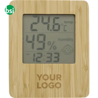Stazione meteorologica in bamboo e ABS Piper - Immagine 4
