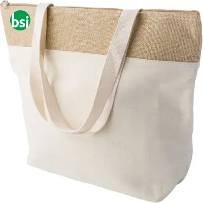 Borsa termica in juta e cotone 220 gr Randy