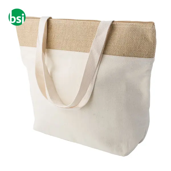 Borsa termica in juta e cotone 220 gr Randy -  1