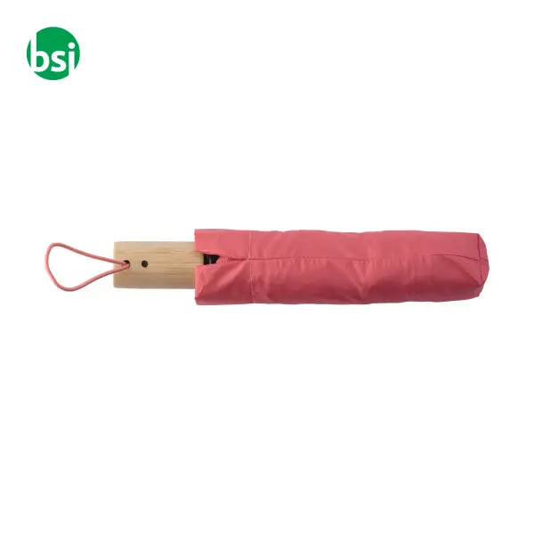 Ombrello pieghevole Apri e Chiudi rPET e bamboo Teodora -  4