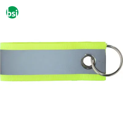 Portachiavi riflettente in poliestere Aliyah - Immagine 2