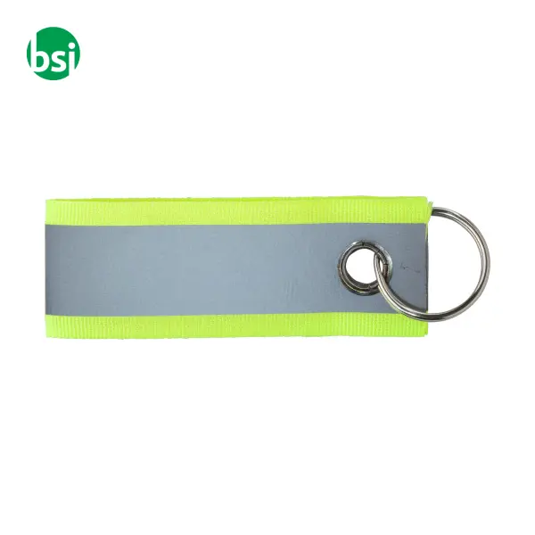 Portachiavi riflettente in poliestere Aliyah -  2