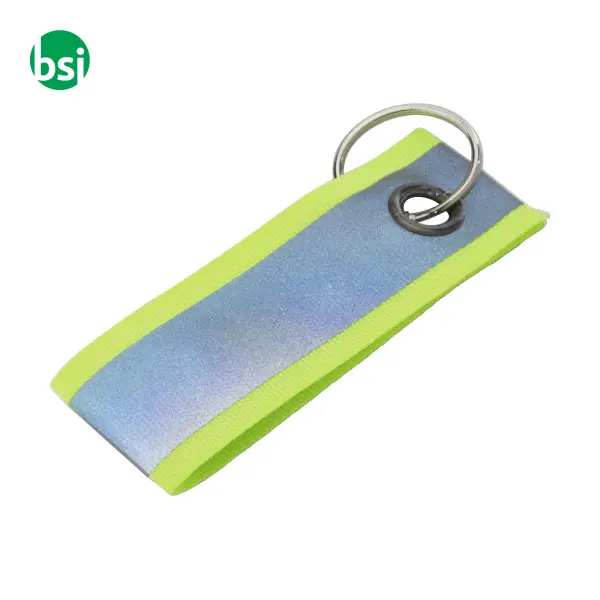 Portachiavi riflettente in poliestere Aliyah -  1